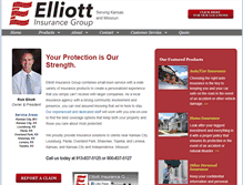 Tablet Screenshot of elliottinsurancegroup.com